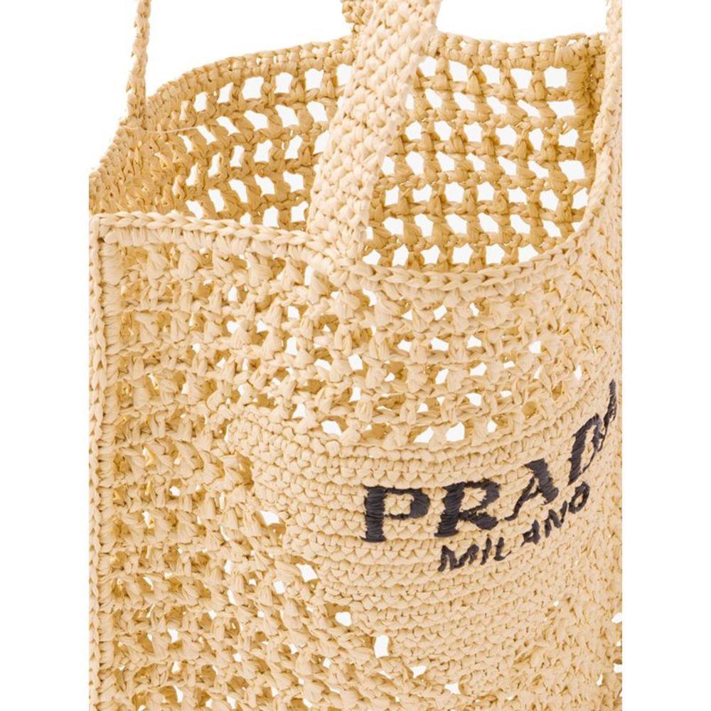 PRADA RAFFIA TOTE BAG - Picture 4 of 6